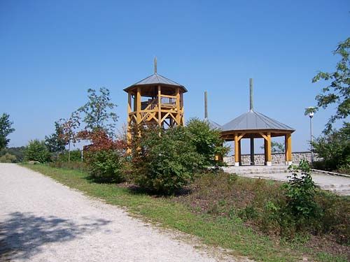 Außenanlage des Hotel Waldhütte am Spremberger Stausee